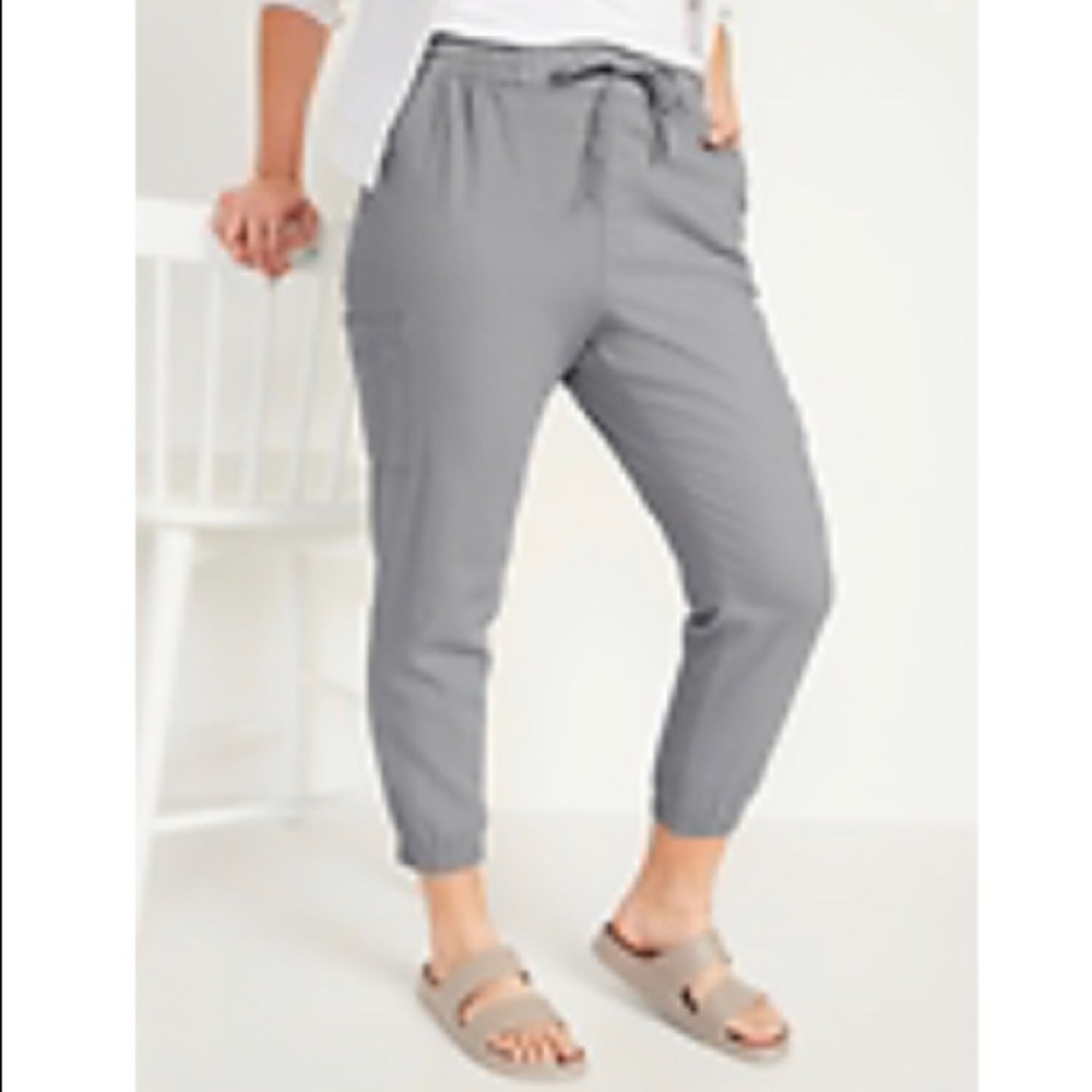 Linen joggers
